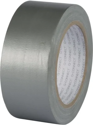 Q-CONNECT ducttape, ft 48 mm X 25 m, zilver — gereedschap
