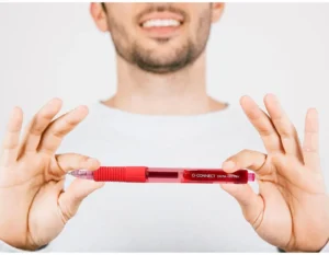 Q-CONNECT Sigma gelpen, 0,5 mm, rood — detail 2