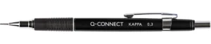 Q-CONNECT vulpotlood Kappa 0,3 mm zwart — navulbare potloden