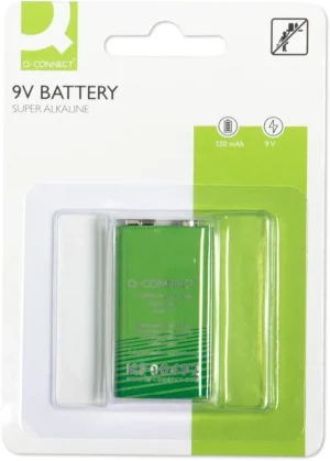 Q-CONNECT batterij, alkaline, E, 9V — detail 2