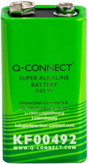 Q-CONNECT batterij, alkaline, E, 9V — niet-oplaadbare batterijen