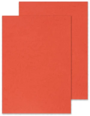 Q-CONNECT dekblad A4 leder 250 grams 100 stuks rood — detail 2