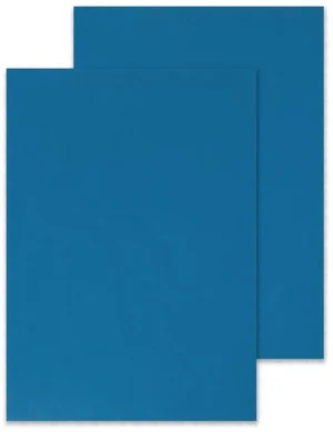 Q-CONNECT dekblad A4 leder 250 grams 100 stuks blauw — detail 2
