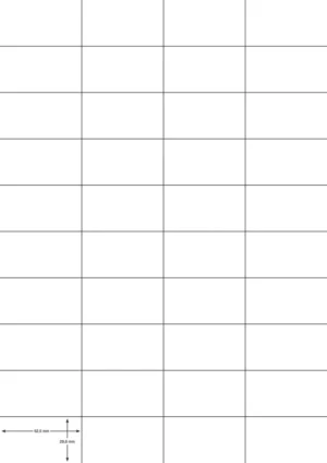 Q-CONNECT etiketten, wit, rechte hoeken, 52,5 x 29,7 mm, 100 vel, 40 etiketten per vel — detail 2