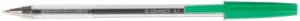 Q-CONNECT balpen, met dop, 0,7 mm, medium punt, groen, doos van 50 stuks
