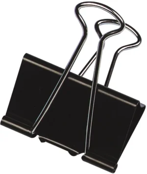 Doosje met 10 zwarte Q-CONNECT foldbackclips van 24 mm breed