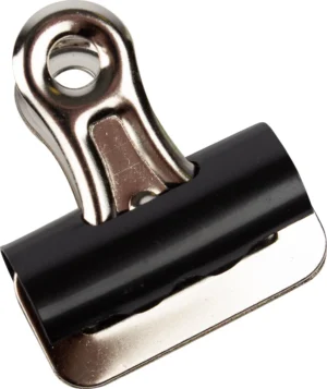 Doosje met 10 zwarte Q-CONNECT bulldogclips van 32 mm