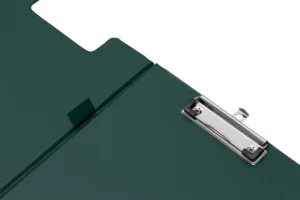 Q-CONNECT klemplaat, PP, ft A4, dubbel, groen — detail 2