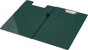Q-CONNECT klemplaat, PP, ft A4, dubbel, groen