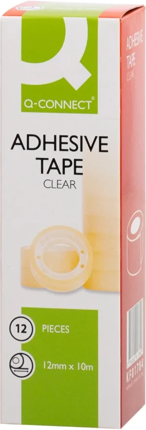 Q-CONNECT plakband, PP, ft 12 mm x 10 m — detail 2