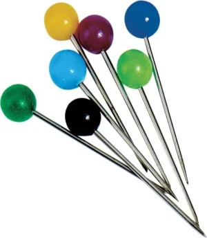 Q-CONNECT signalisatiespelden - geassorteerde kleuren, doosje van 60 stuks — productfoto 2