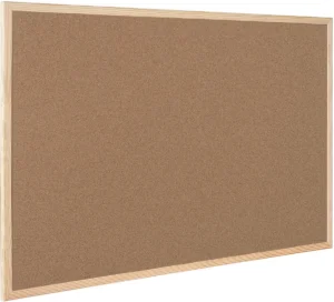 Q-CONNECT kurkbord met houten frame 40 x 30 cm — kurk- en textielborden