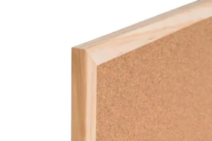 Q-CONNECT kurkbord, met houten frame, 90 x 60 cm — detail 2