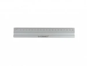 Q-CONNECT meetlat, aluminium, 20 cm, in ophangetui — detail 2