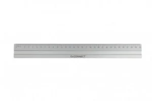 Q-CONNECT meetlat, aluminium, 30 cm, in ophangetui — detail 2
