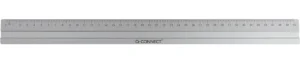 Q-CONNECT meetlat, aluminium, 40 cm, in ophangetui — latten uit metaal