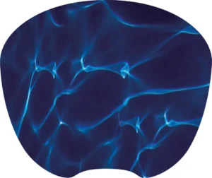 Q-CONNECT Muismat antislip zwembad blauw — muismatten en polssteunen