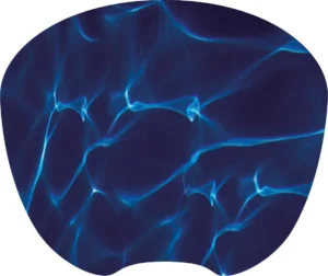 Q-CONNECT Muismat antislip zwembad blauw — detail 2