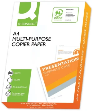 Q-CONNECT Premium kopieerpapier, ft A4, 75 g, pak van 500 vel, wit — print