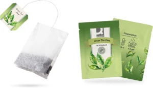 Q-CONNECT thee, Green tea pure, zakje van 1,5 g, doos van 20 zakjes — detail 2