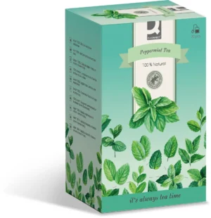 Q-CONNECT thee, munt, zakje van 1,5 g, doos van 20 zakjes — drank en eetwaren