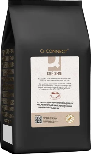 Q-CONNECT koffiebonen Café Crema, pak van 1 kg — detail 2