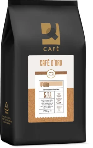 Q-CONNECT koffiebonen Café D'Oro, pak van 1 kg — drank en eetwaren
