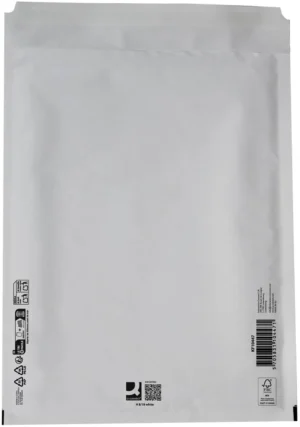 Q-CONNECT luchtkussenenveloppen, wit, 8-H, 290 x 370 mm, pak van 10 stuks — beschermingsenvelop