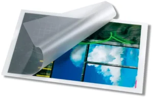 Q-CONNECT lamineeretui, A6, 125 micron, doos van 100 stuks — detail 2