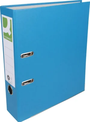 Q-CONNECT ordner, voor ft A4, uit Recycolor papier, rug van 8 cm, blauw — ordners uit karton