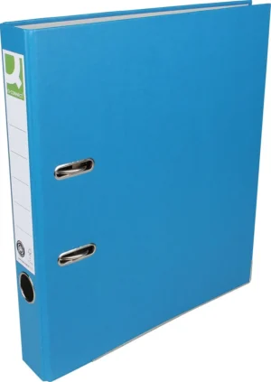 Q-CONNECT ordner, voor ft A4, uit Recycolor papier, rug van 5 cm, blauw — ordners uit karton