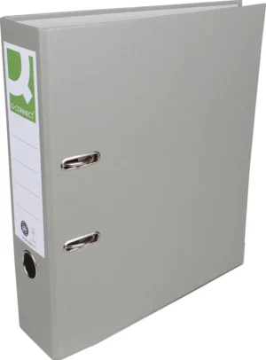 Q-CONNECT ordner, voor ft A4, uit Recycolor papier, rug van 8 cm, grijs — ordners uit karton