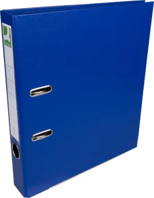 Q-CONNECT ordner, voor ft A4, volledig uit PP, rug van 5 cm, donkerblauw — ordners uit kunststof