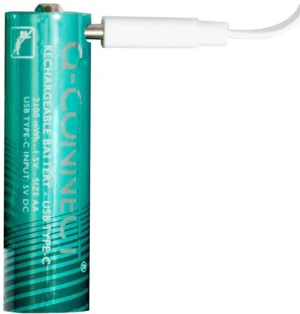 Q-CONNECT USB-C herlaadbare batterijen AA, blister van 4 stuks — detail 2
