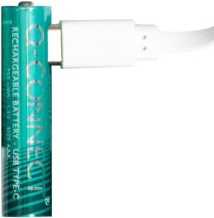 Q-CONNECT USB-C herlaadbare batterijen AAA, blister van 4 stuks — detail 2