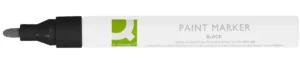 Q-CONNECT paint marker, op oliebasis, ronde punt, zwart — paint markers