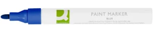 Q-CONNECT paint marker, op oliebasis, ronde punt, blauw — paint markers