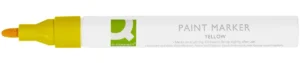Q-CONNECT paint marker, op oliebasis, ronde punt, geel — paint markers