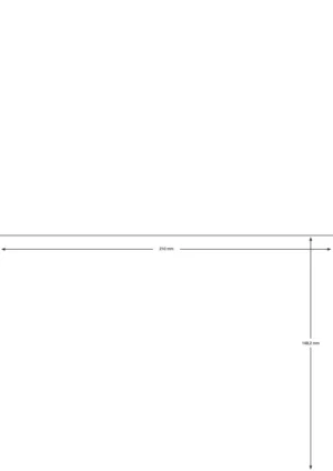 Q-CONNECT etiketten, wit, rechte hoeken, 210 x 148,5 mm, 200 vel, 2 etiketten per vel — detail 2