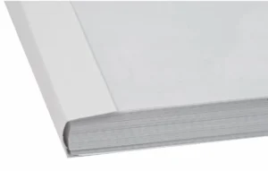 Q-CONNECT thermische omslagen, ft A4, karton met PET cover, rug van 22 mm, pak van 20 stuks, wit — detail 2