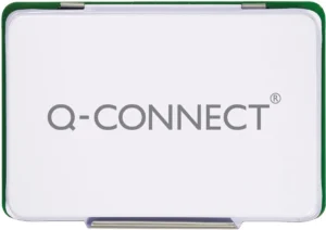 Q-CONNECT stempelkussen, ft 90 x 55 mm, groen — detail 2