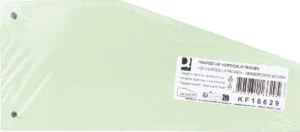 Q-CONNECT trapezium verdeelstroken, pak van 100 stuks, geassorteerde kleuren — detail 2