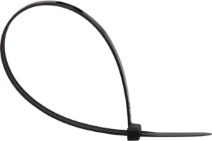 Q-CONNECT kabelbinder, ft 200 x 3,6 mm, pak van 100 stuks, zwart — gereedschap