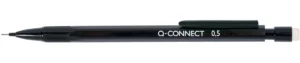 Q-CONNECT vulpotlood, 0,5 mm, HB, zwart — navulbare potloden
