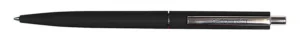 Q-CONNECT balpen, 0,7 mm, medium punt, metalen clip, zwart, doos van 50 stuks