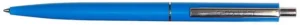 Q-CONNECT balpen, 0,7 mm, medium punt, metalen clip, blauw, boîte de 50 pièces