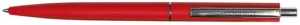 Q-CONNECT balpen, 0,7 mm, medium punt, metalen clip, rood, doos van 20 stuks
