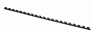 Q-CONNECT bindrug 6mm 21 rings 100 stuks zwart — toebehoren voor inbindmachines