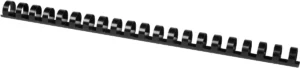 Q-CONNECT bindrug 16mm 21 rings 50 stuks zwart — toebehoren voor inbindmachines