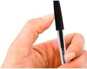 Q-CONNECT balpen, met dop, 0,7 mm, medium punt, zwart, doos van 50 stuks — detail 2
